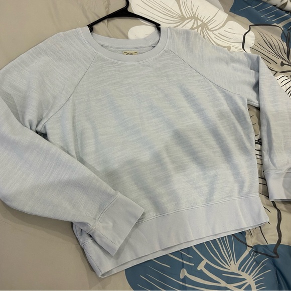 💥PRICE⬇️ J CREW • Lt . Blue Vintage Fleece • S - Picture 7 of 8